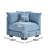 28 Corner Sofa W/Pillows Corduroy-2007013577