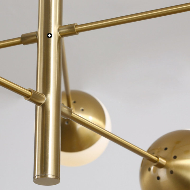 Lustre Edeltrudis Light Tortora, Bronze antique, Transparent, 40” Wide x 27” Height