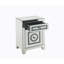 Table d'appoint en miroir et faux Dimaonds