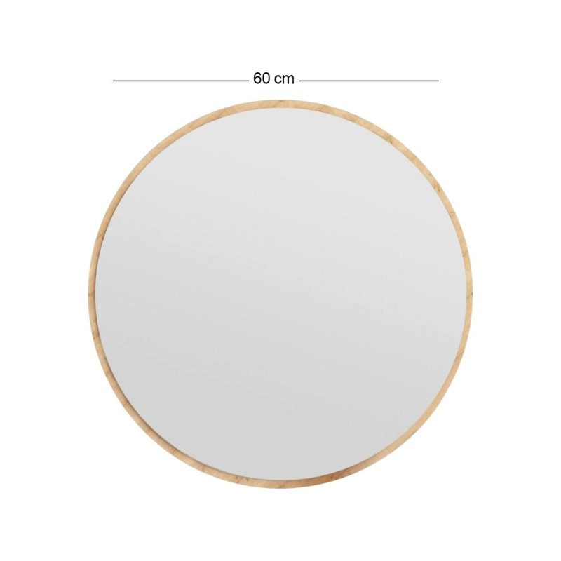 Peerson Mirror, 60cm H x 2.20cm W, Oak