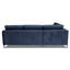 Ameyaa 4 Seater Velvet Sofa Bed