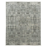 Rani Southwestern Area Rug in Blue/Gray/Neutral