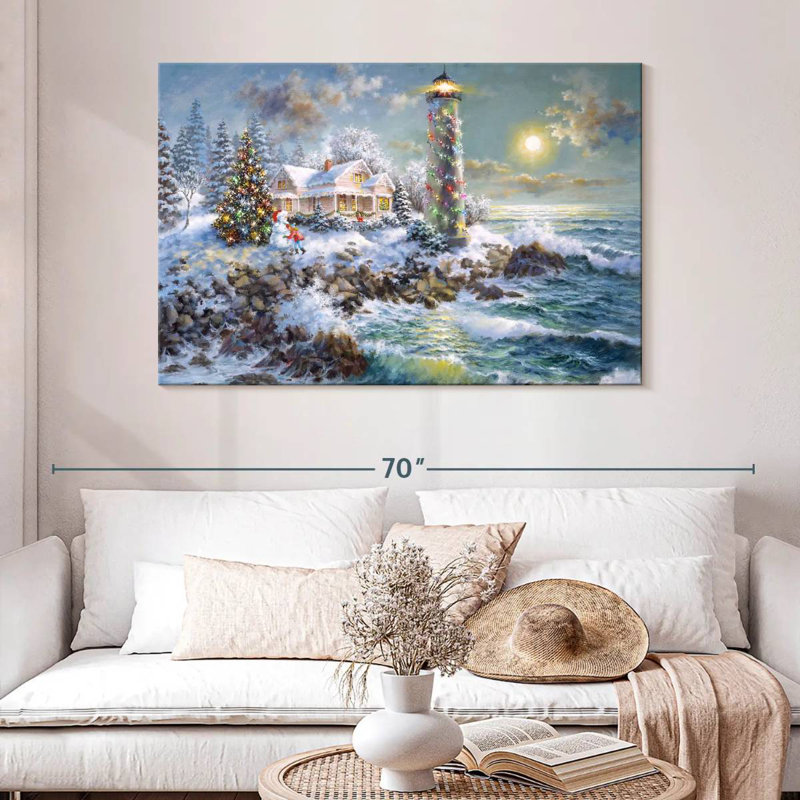 Lighthouse merriment Aletra, H 32 po x l 48 po