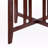 Jachai Walnut 5-piece round drop leaf table with ladder-back chairs