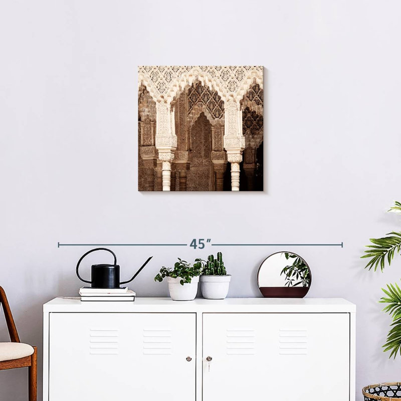 Nicci, les arches arabes, H 20 po x l 20 po