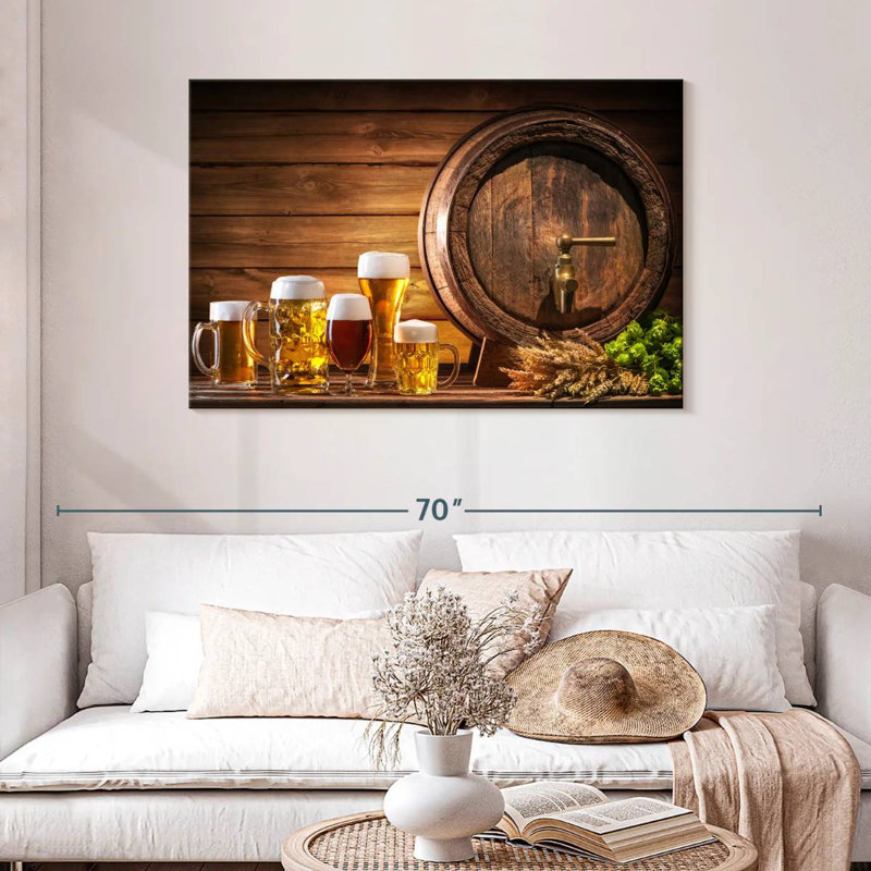 Yarlin Beer Barrel, 30" H x 45" W