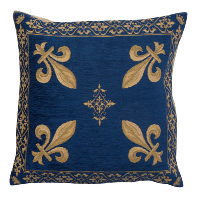 Geometric Cotton Blend Pillow Cover
