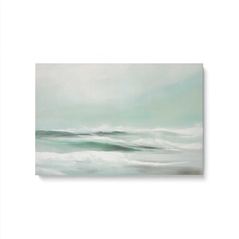 Impression sur toile Serene Swells II, H 12 po x l 18 po x P 1,25 po, Toile tendue, 1