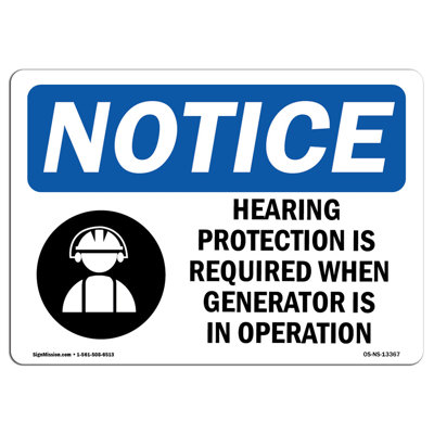 Hearing Protection Is Required Sign
