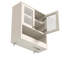 Armoire murale de salle de bain avec portes en acrylique-129606378