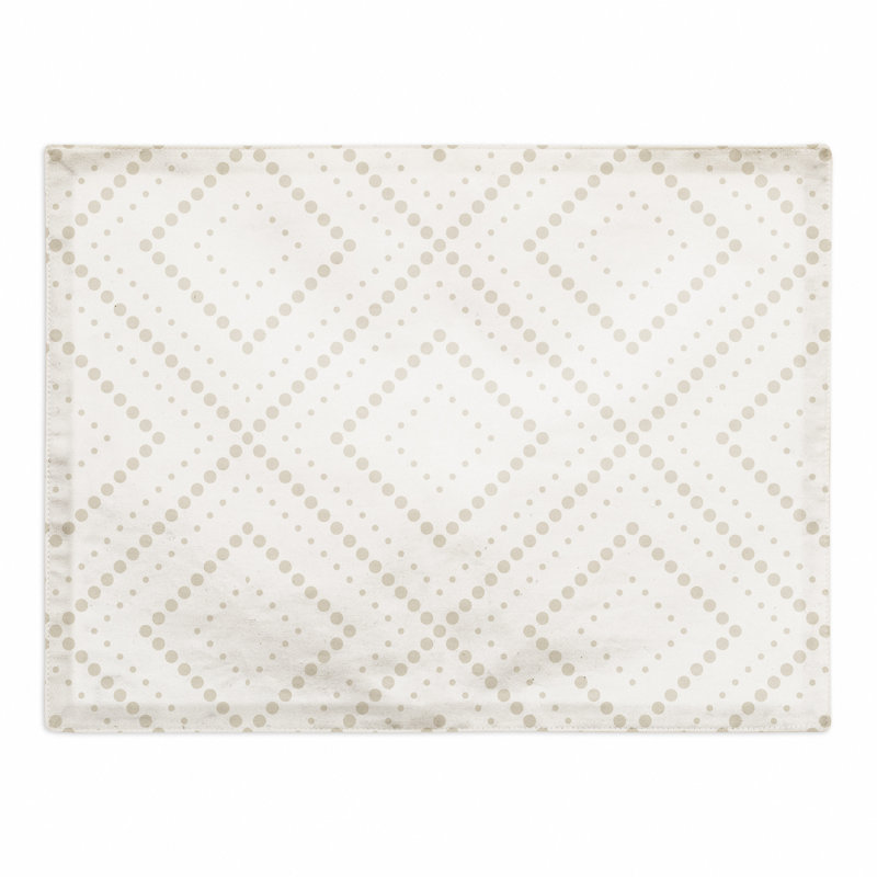 Polyester Geometric Rectangle Placemat