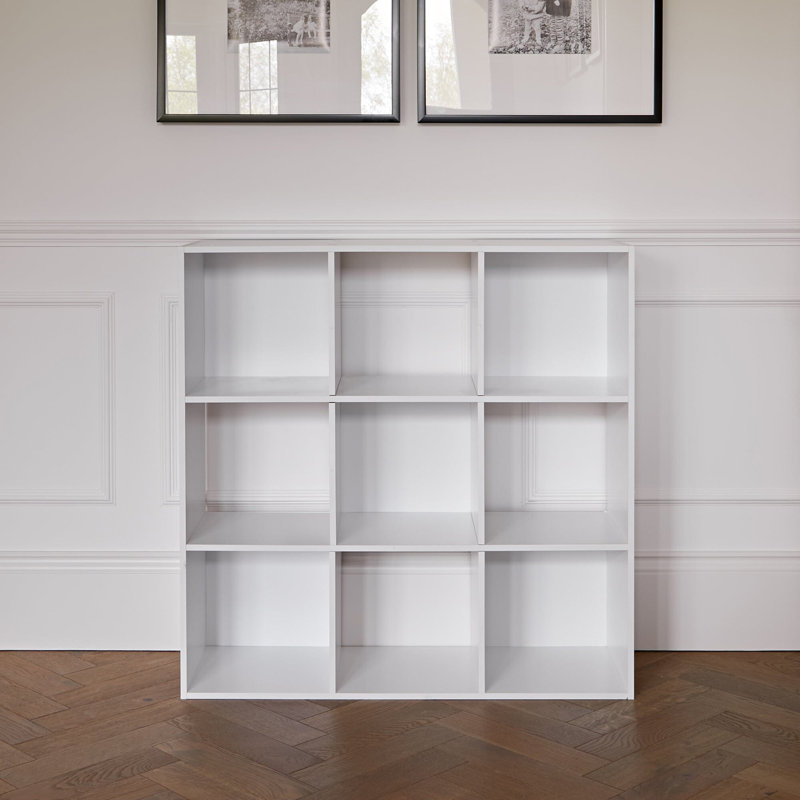 Northville Cube Bookcase, (3 Shelves) 35.82"H x 35.82"W x 11.811"D.