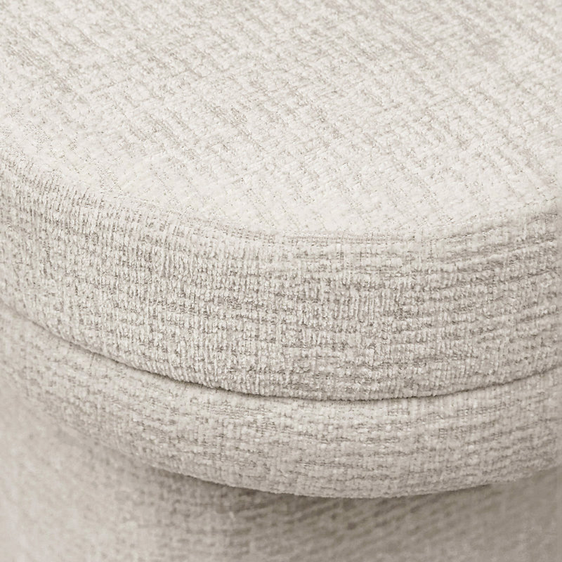 Chenille Upholstered Bench