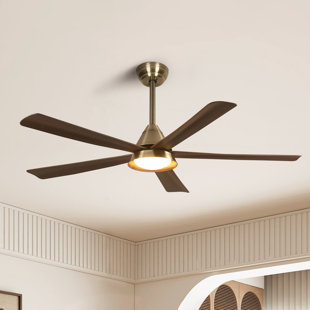 Mid Century Modern Ceiling Fan With Light