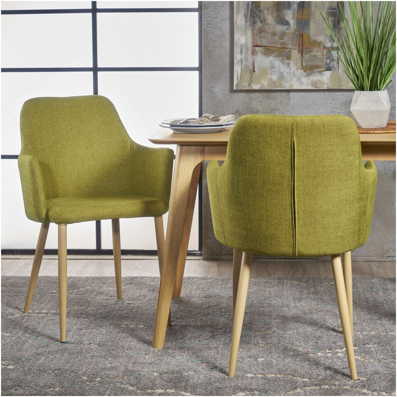 Chaise de salle à manger, Vert, 2, Vert