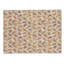 Tapis intérieur / extérieur rectangulaire en polyester tissé à la machine brun / gris-1407215944