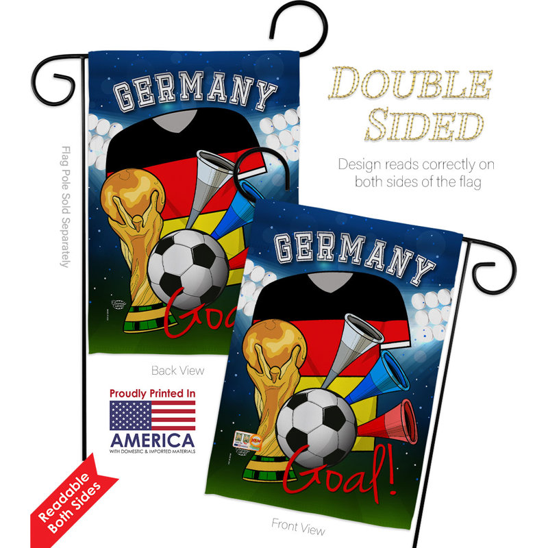 Ensemble de drapeaux 19 x 13 po en polyester Coupe du Monde