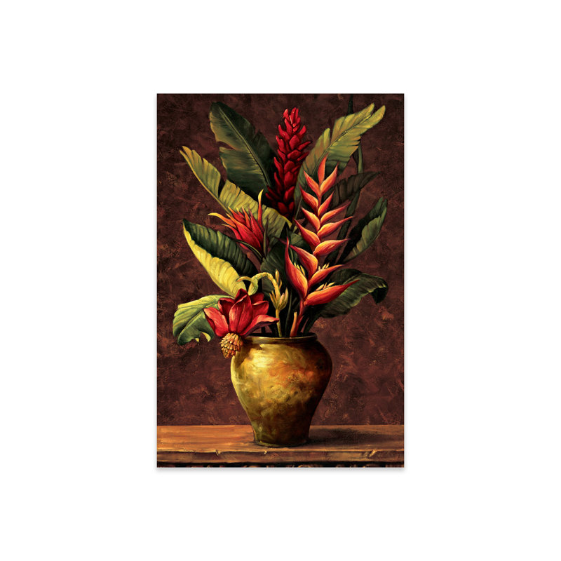 Arrangement tropical I sur plastique / acrylique par Eduardo Peinture
