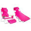 Chaise de plage pliante avec coussins 