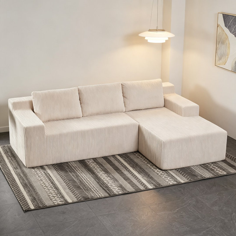 Canapés modulaires, Rembourrage en mousse - beige