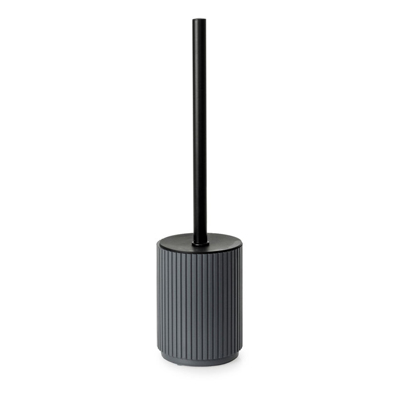 Berkeley Toilet Brush & Holder - White, Grey