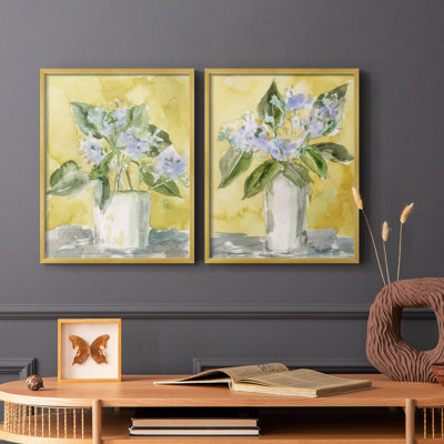 «Lilac Dreams I», reproduction encadrée de qualité supérieure - prête à être accrochée - aucun clou requis - aucun clou requis