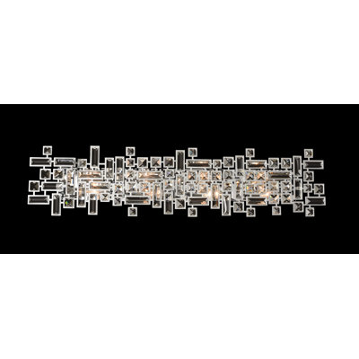 Vermeer 8 LT Chrome/Clear Vanity Light Allegri