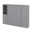 Lit escamotable Murphy avec placard, tiroirs et tablettes