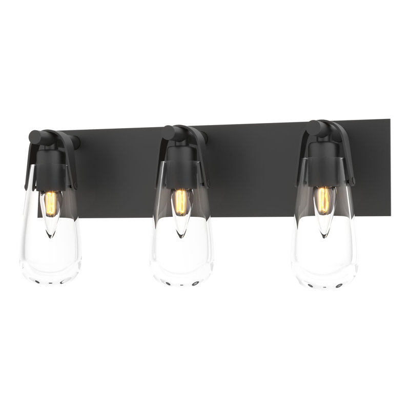 Éclairage pour meuble-lavabo à 3 lumières à intensité variable Eos, Noir