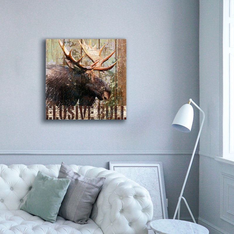 'Open Season Moose' by Art Licencing Studio Canvas Wall Art