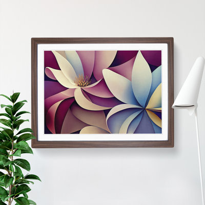Ultimate Modern Flowers Abstract - Framed Print