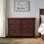 Commode en bois massif brun 46 po avec 6 tiroirs Beckett Morocco