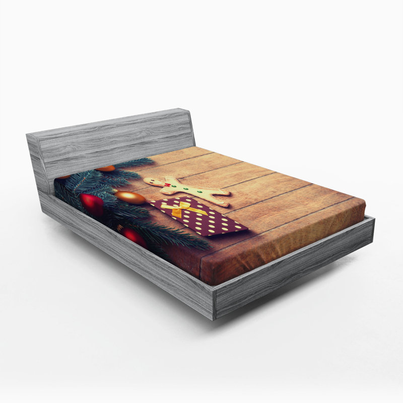 Microfiber Striped Fitted Sheet, Full Fitted Sheet