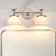 Luminaire pour meuble-lavabo à 2 lumières en nickel brossé et nickel poli avec verre opale gravé Tekamah 20 pouces-302604736-317944303