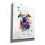 «Colorful Watercolor Pit Bull» par Furbaby Affiliates, art mural sur toile-1720372195