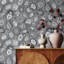 Chelchowska Pepper Collection Glass Bead Finish Geometric Filo Stone 10.05m x 70cm Wallpaper Roll-760095357