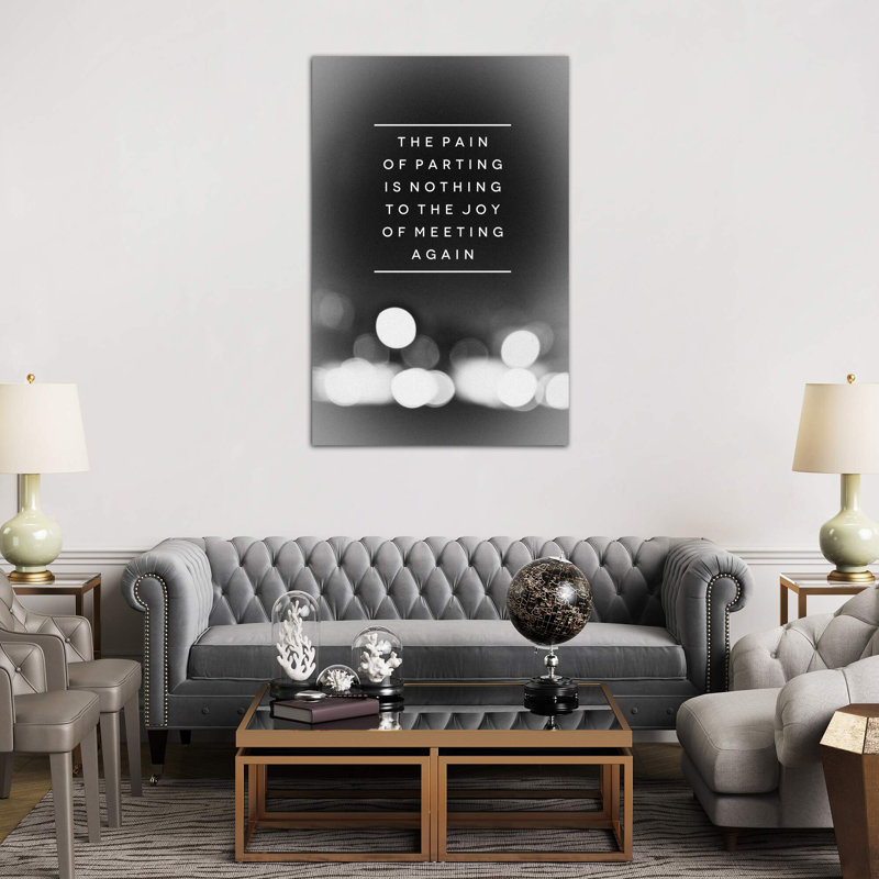 Parting by Galaxy Eyes - Print on Canvas, 66.04 cm H x 45.72 cm W x 1.91 cm D, Wrapped Canvas