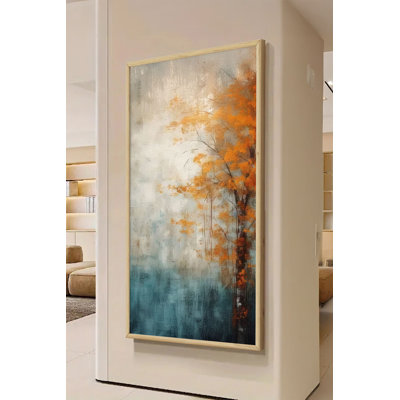 Stunning Decorative Framed MDF Painting, 27.6 x 13.0 inches | 100% Solid Wood Frame (Thickness: 0.8 inches) | Vibrant Digital Print, Perfect for Home Decor, Living Room & Office | Elegant Wall Art Addition
