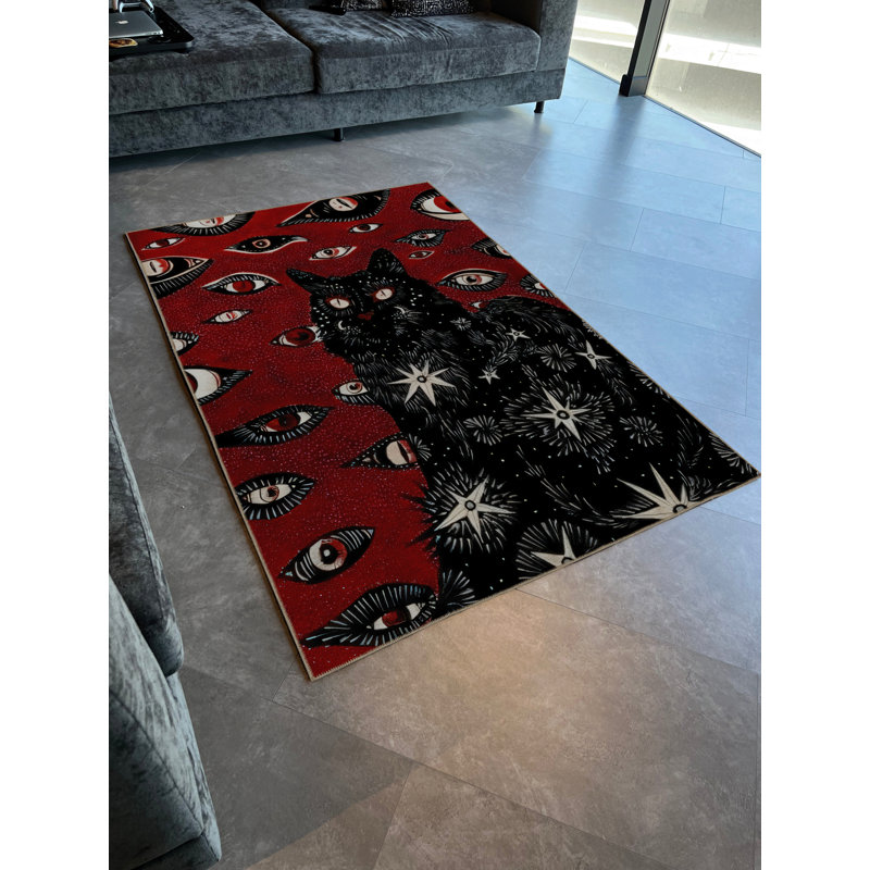 Tapis décoratif moderne Mira, Tapis de couloir 3 pi 9,81 po x 6 pi 6,74 po