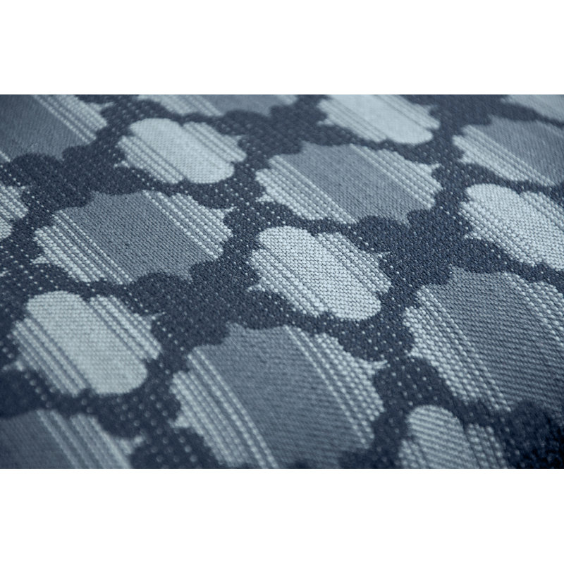 Alhambra Geometric Outdoor Reversible Throw Pillow