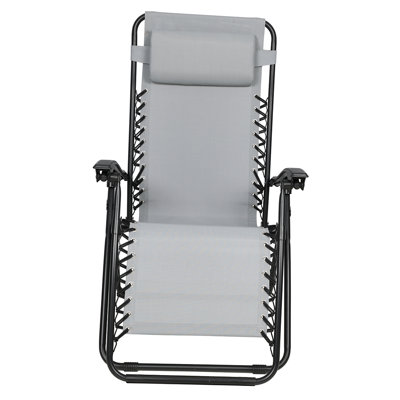 Chaise inclinable zéro gravité avec coussin