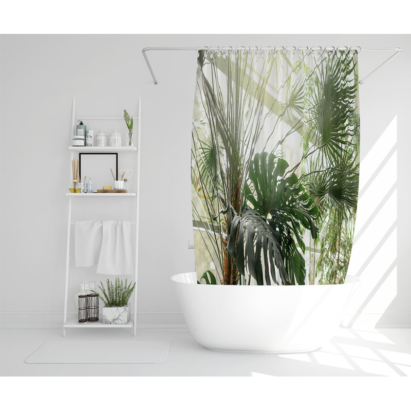 Elizar 13 Piece Polyester Shower Curtain Set