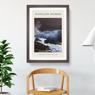 Sunlight On The Coast by Winslow Homer - Single Picture Frame Print