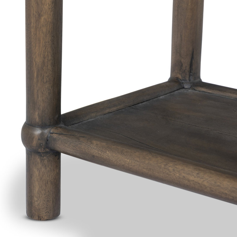 Charnes End Table, Antique Belgium Bleach