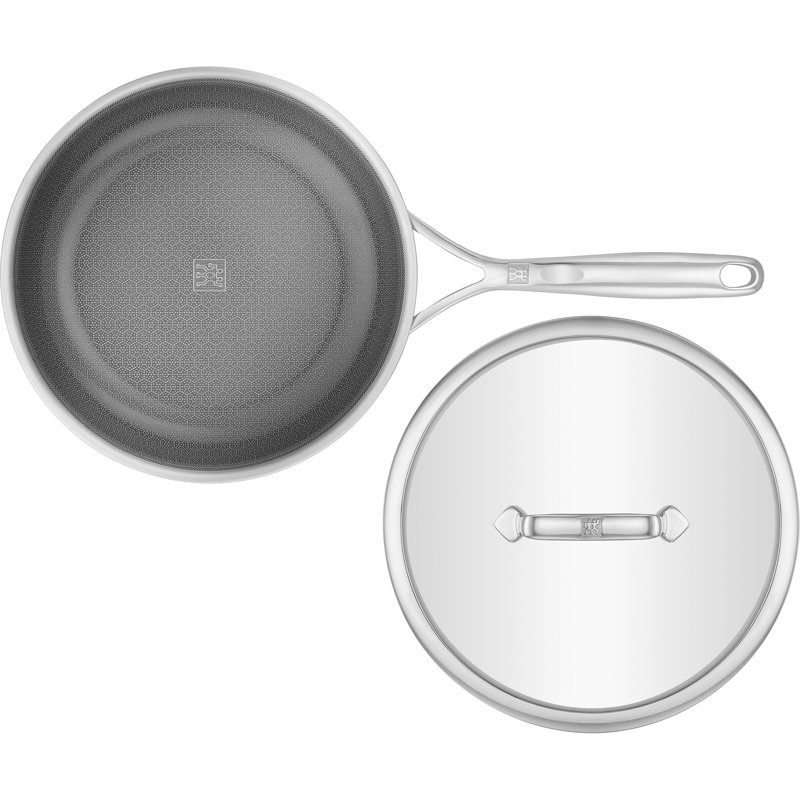 ZWILLING Peak 10-Inch Stainless Steel Dual Performance Fry Pan + Lid - Ceramic