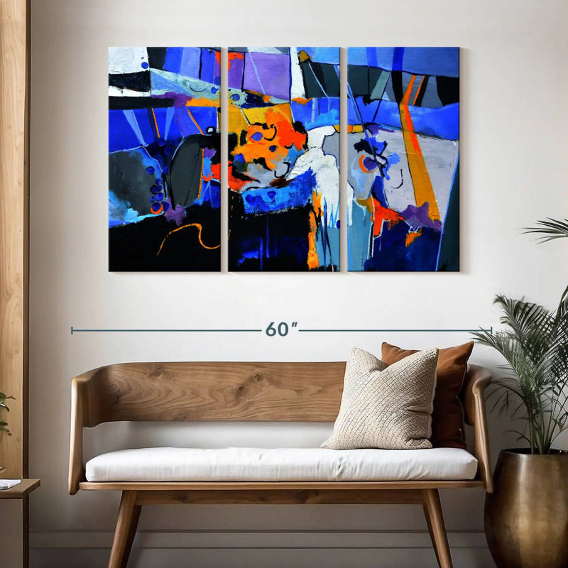 Avery Smile Abstract, 32" H x 50" W