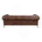 Jaron Mocha Top Grain Leather Sofa