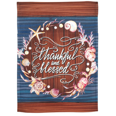Drapeau de jardin en polyester 18 po x 13 po Plust