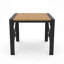 Table de bout d'extérieur carrée 18,9 po