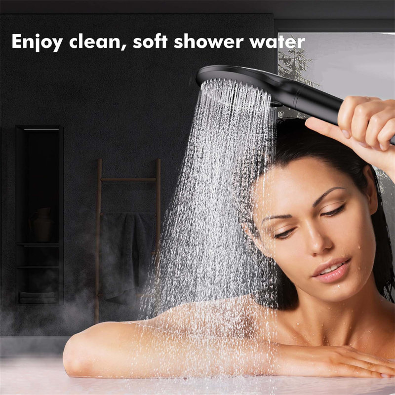 Handheld Shower Head, Matte Black